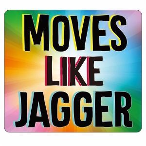 ‘Moves Like Jagger’ Square Word Board Photo Booth Prop