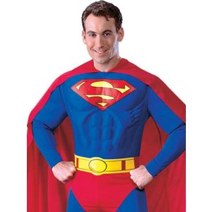 Adult Classic Superman Muscle Chest DC Fancy Dress Costume Size M