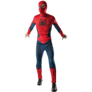 Adult Muscle Shaded Spiderman Marvel Superhero Fancy Dress Costume Size XL