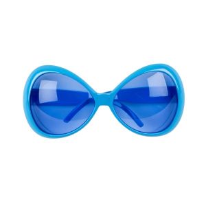 Cool Chicks 60's Giant Sunglasses Blue