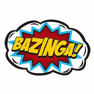 ‘Bazinga!’ Pop Art Style Photo Booth Prop