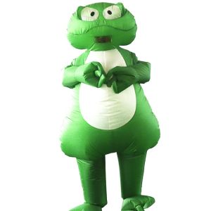 Big Green Frog Inflatable Fancy Dress Costume