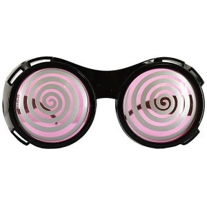 Hypnotic Dizzy Eye Black Goggles