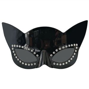 Black Cat Style Headpiece And Sunglasses