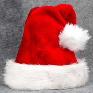 Classic Luxury Red Santa Hat 