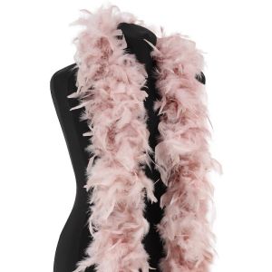 Deluxe Dust Storm Pink Feather Boa – 100g -180cm