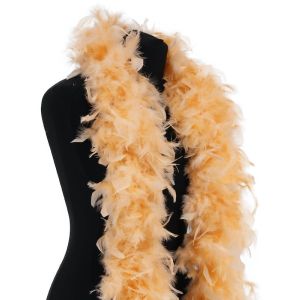 Deluxe Mellow Peach Feather Boa – 100g -180cm