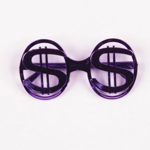 US Dollar Glasses Purple