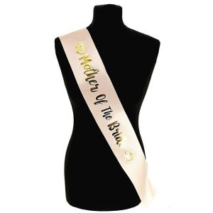 Champagne With Gold Foil ‘Mother Of The Bride’ Sash