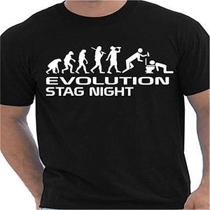 ‘Evolution Stag Night’ T-shirt 
