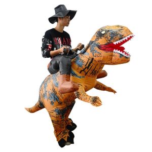 Giant Inflatable T-Rex Ride Along Dinosaur Fancy Dress Costume