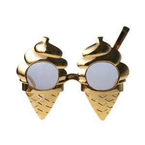 Gold Mr Whippy Ice Cream And Flake Sunglasses