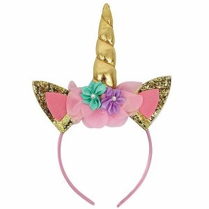 Gold Unicorn Horn Headband