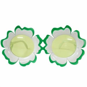 Pretty Coloured Green & White Sunflower Sunglasses