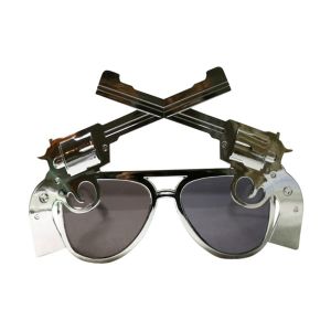 Silver Six Gun Shooter Sunglasses