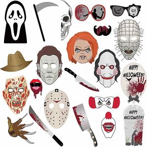 Horror Halloween Greats Props on Sticks