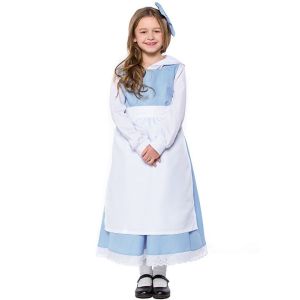 Dainty Housemaid Kids Fancy Dress Costume - Kids Uk Size 4-5 yrs