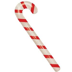 Inflatable Red and White Striped Candy Cane 