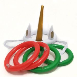 Inflatable Unicorn Hoopla Ring Toss Game