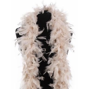 Luxury Ivory Feather Boa – 80g -180cm