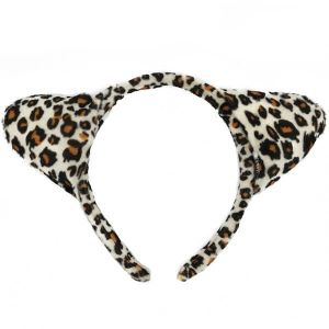 Leopard Print Animal Ears Headband