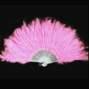 Stunning Light Pink Feather Fan