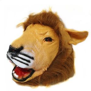 Fancy Dress, Costume Lion Head Mask 