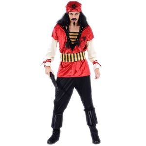 Male Evil Scallywag Pirate Fancy Dress Costume – One Size