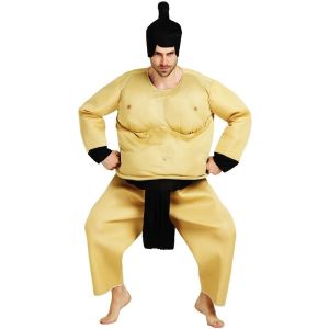 Male Sumo Wrestler Fat Suit Fancy Dress Costume – One Size