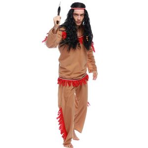 Native American Indian Male Fancy Dress Costume