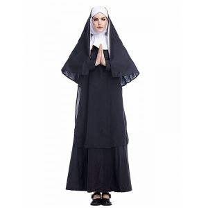 Holy Nun Fancy Dress Costume UK 14