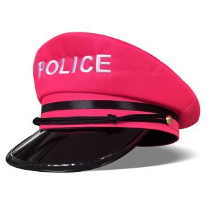 Sassy & Stylish Hot Pink Police Party Hat