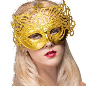 Ornate Masquerade Mask Gold
