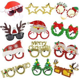 Pack of 12 Fun Festive Novelty Christmas Glasses 