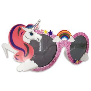 Pink Glitter Unicorn Rainbow Sunglasses