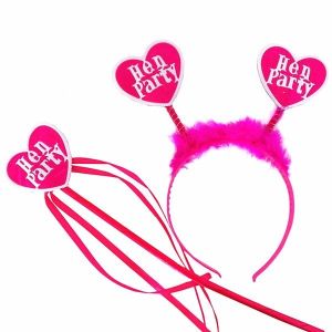 Pink Heart ‘Hen Party’ Hen Night Set 