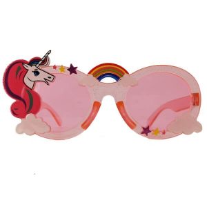 Unicorn Rainbow Sunglasses with Pink Lenses