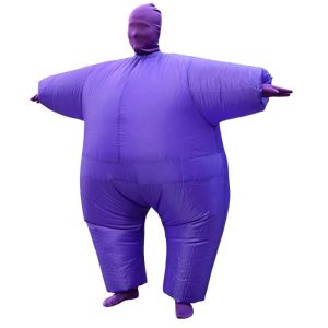 Purple Mega Morph Inflatable Sumo Suit Fancy Dress Costume