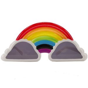 Rainbow With White Cloud Glasses