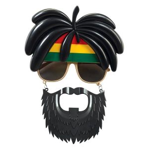 Rastarfarian 'Rasta' Sunglasses With Beard