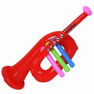 Inflatable Red Trumpet