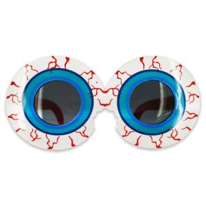 Scary Crazed Bloodshot Eyeball Novelty Sunglasses