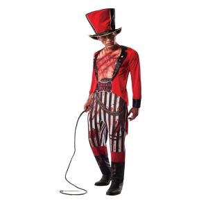 Scary Zombie Ringmaster Circus Performer Men’s Halloween Costume XL