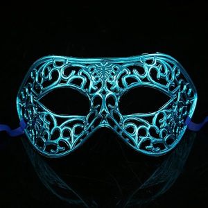 Shiny Butterfly Masquerade Mask in Blue