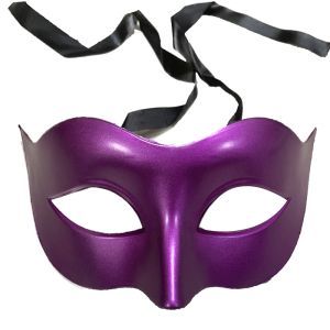 Shiny Eye Mask Purple