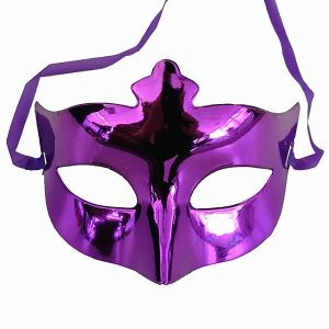 Shiny Masquerade Mask Purple