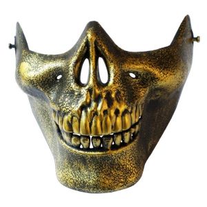 Skeleton Jaw Mask Gold