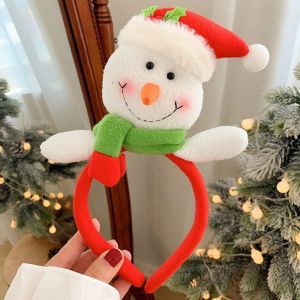 Snowman Toy With Green Scarf Christmas Headband