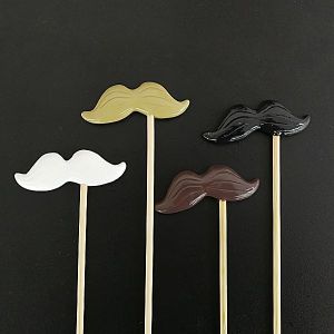 Set of 4 Quality Funny Tycoon Moustaches