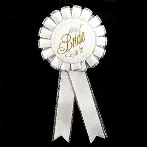 'Bride To Be' Rosette Badge